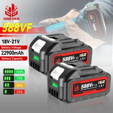 2PACK 18V Lithium-ion Replacement Battery For YOFIDRA/ONEVAN/NEWBENY Power tools
