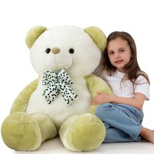 "Giant Green Teddy Bear 36"" Plush Stuffed Animal Big Soft Toy"