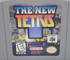 The New Tetris Nintendo 64 N64 Game Cart Only 100% Tested AUTHENTIC LQQK  INSIDE