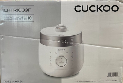 CUCKOO IH Twin Pressure Rice Cooker 20 Cup Cooked Rice CRP-LHTR1009F