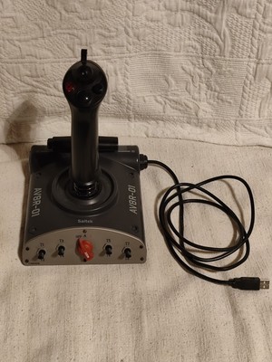  Read  Saitek AV8R-01 Aviator Flight Stick SN-PS40 Playstation 3 PS3/PC USB