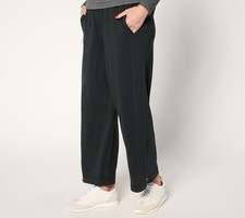 Anybody Petite Straight Leg Cozy Knit Ankle Black S New