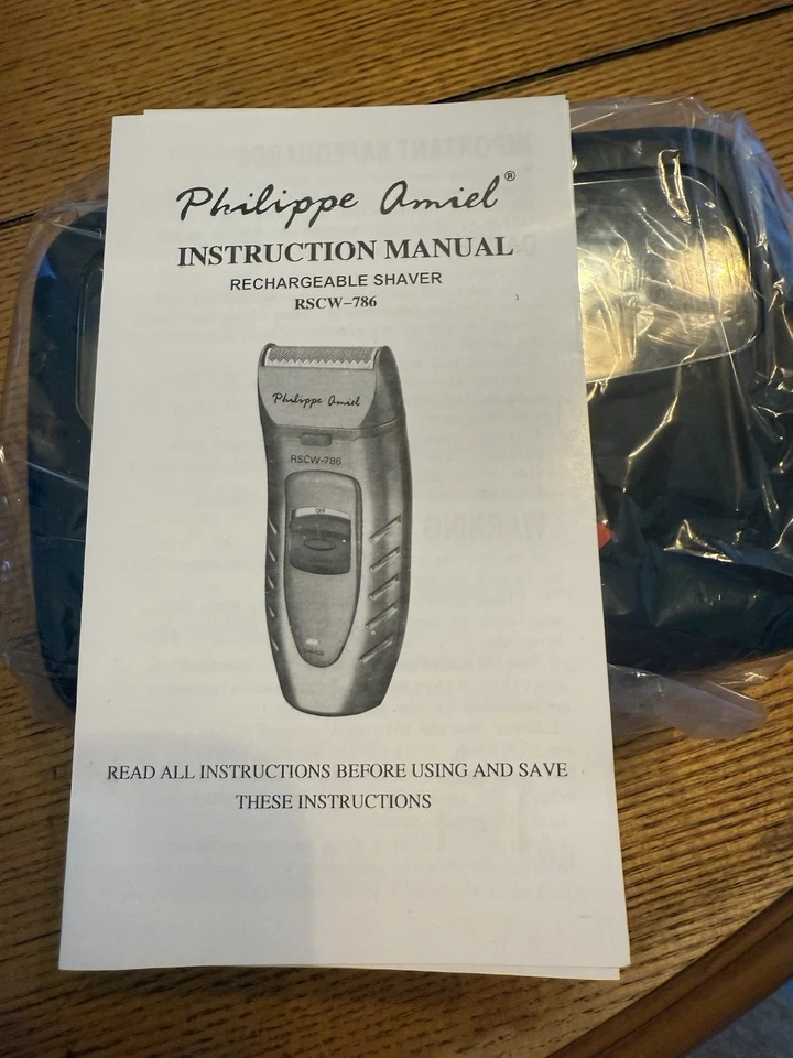 Afeitadora recargable Phillipe Amriel nueva en caja Foto 4 de 4