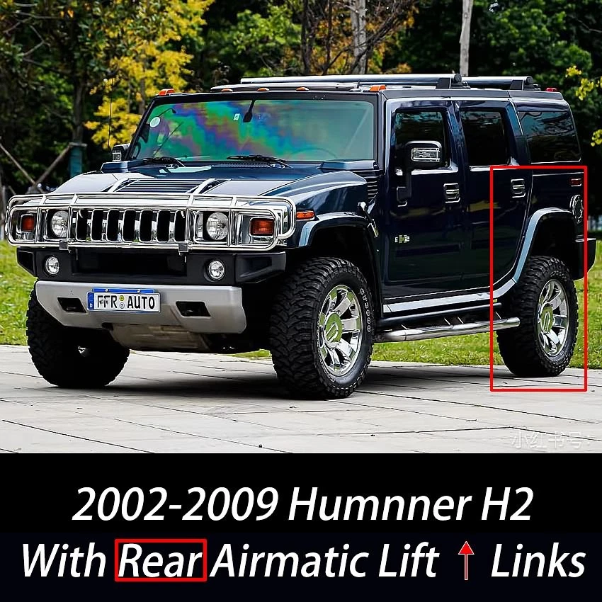 For Hummer H2 Rear Air Suspension Lift Links Rises Kit levelling Module Rods - Imagen 2 de 4
