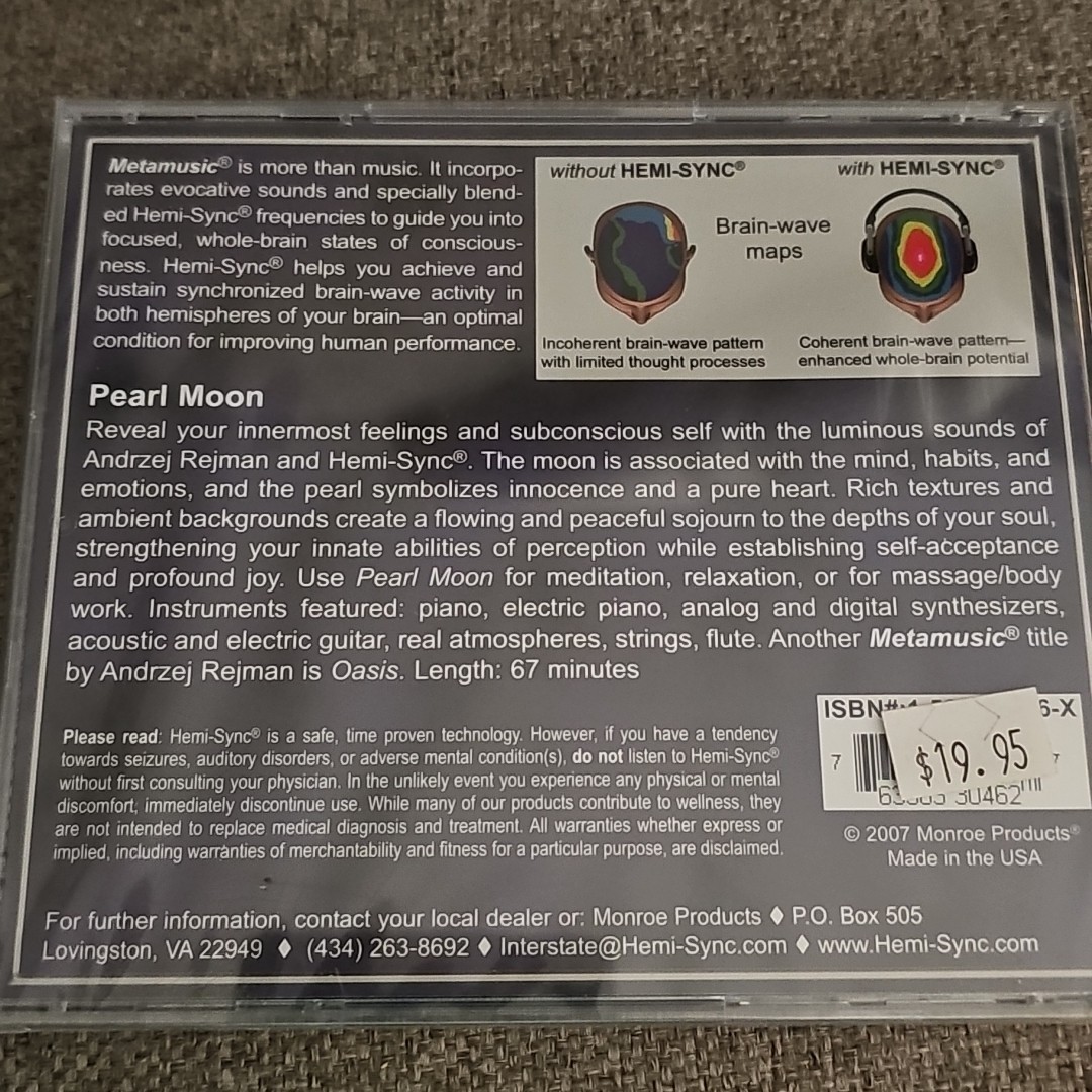 Pearl Moon Hemi-Sync CD Monroe Institute Metamusic Sealed New | eBay