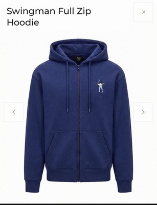 Brand New with Tags Eastside Golf Swingman Full Zip Hoodie Large Navy Blue