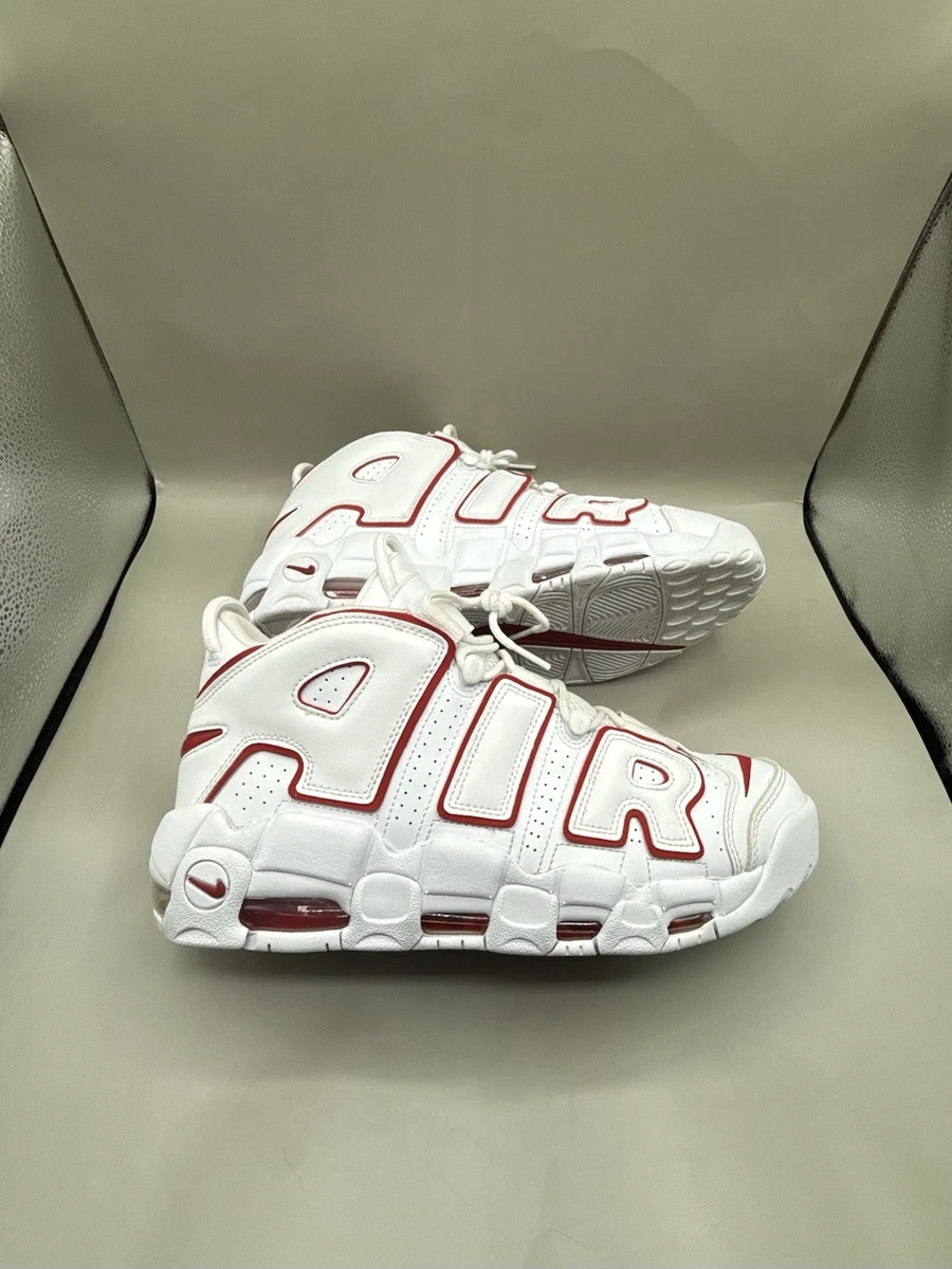 Nike Air More Uptempo 2021 White Varsity Red for Sale  display picture 3