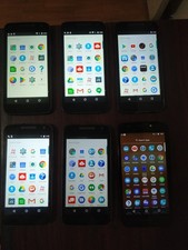 Lot of 7 Motorola Moto G play and e5 play and e5 Cruise 16GB Smartphone