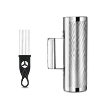 Guiro Instrument Stainless Steel Guiro 8" 3" Professional Metal Shaker with S...