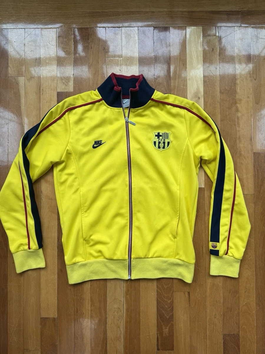 FC Barcelona Yellow International Club Soccer Fan Jackets for sale