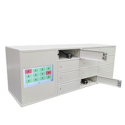 26X9X10'' Computerized Access Control Touchscreen Secure Cellphone ChargingLocker