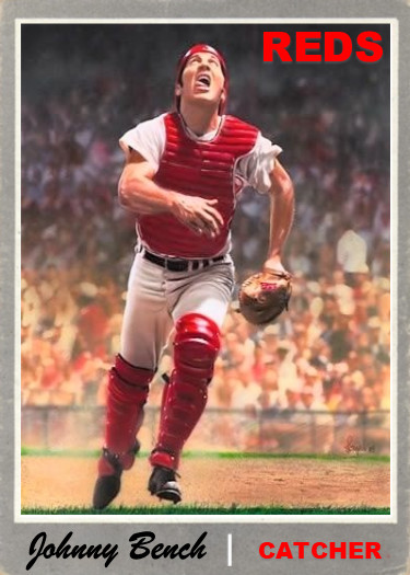 JOHNNY BENCH 70C#### BUY 5 GET 1 FREE #### or 30% OFF 12 OR MORE