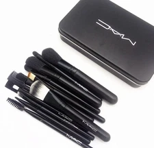 Mac Makeup Brush Set Brush Twelve Iron Box Set Blush Eyeshadow Foundation Brush