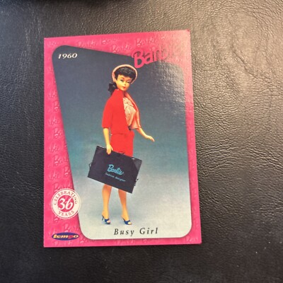 Jb9c Barbie Doll Celebrating 36 Years #5 1960 Busy Girl