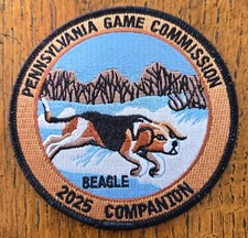NEW 2025 COMPANION SERIES  4" 2025 BEAGLE 2ND PATCH