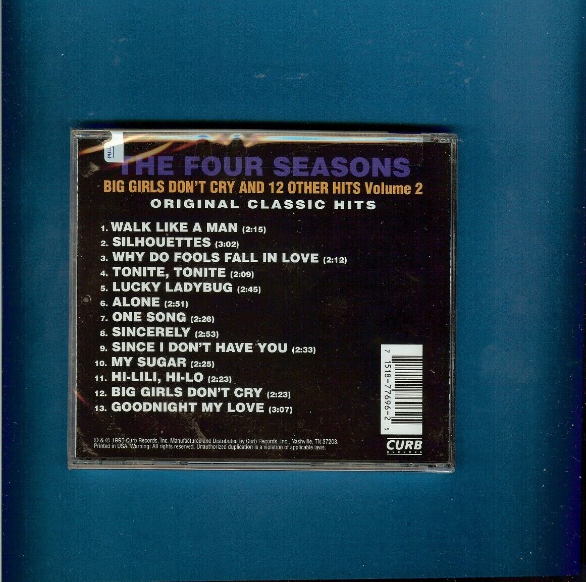 Big Girls Don't Cry and Twelve Others by The Four Seasons