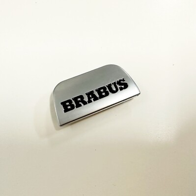 MERCEDES BRABUS 19+ AMG STEERING WHEEL BOTTOM TRIM EMBLEM BADGE G GLE CLS S