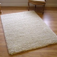 Image of Twilight Rug Thick Luxurious Shaggy Light Cream 15 Sizes Small to Ex Large