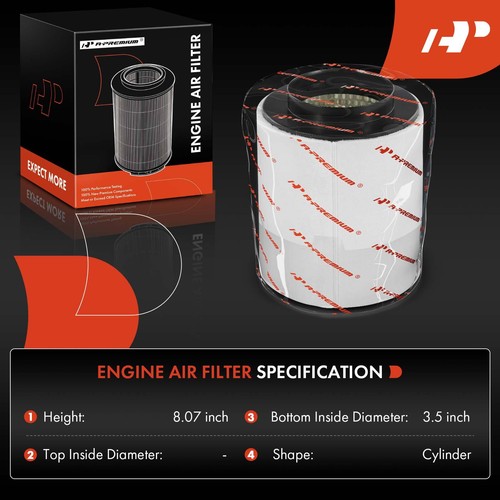 1 Engine Air Filter for Audi A8 Quattro 2013 2014 2015 2016 2017 2018 3.0L 4.0L - Picture 2 of 8