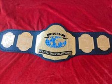 NWA World Tag Team Wrestling Championship Belt ADULT SIZE 2mm ZINC
