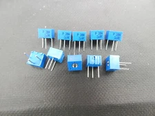 BOURNS 3362P-1-204 TRIM RESISTOR TRIMMER  1 Turn 0.5W 1/2W 200K Ohm - LOT OF 10