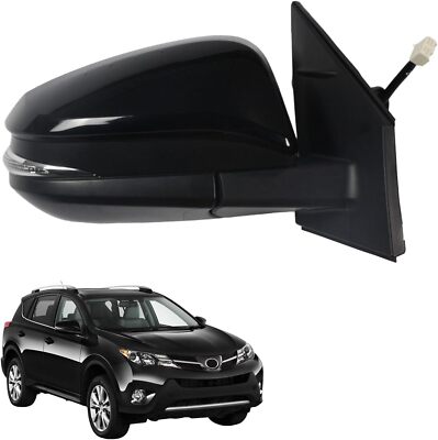 Right Passenger Side View Mirror for Toyota RAV4 2013-2015 8 Pins w/ Blind Spot