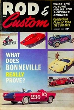 Rod & Custom Magazine What Does Bonneville Prove January 1961 041923R
