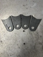 4x weld on axle tab / traction bar mount (4” Axle With 5/8” Bolt Hole)