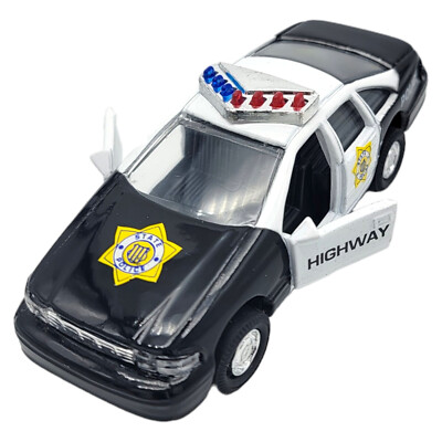 Die-Cast Pull Back Police Car - Caprice (4.5