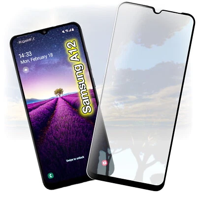 EGEDI Für Samsung Galaxy A12 Panzerfolie Displayschutz Glas Schutzglas 9H Schutz Folie
