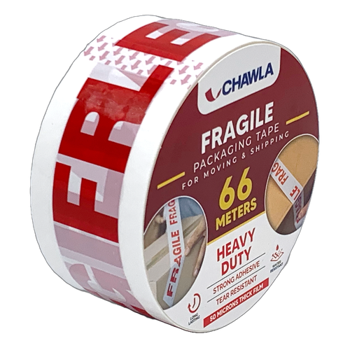 Fragile Packing Tape Rolls 48mm x 66m , HeavyDuty Parcels Packaging