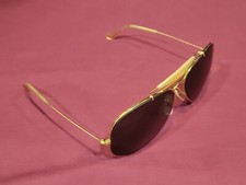 62-14 B L RAY BAN MIRROR OUTDOORSMAN AVIATOR SUNGLASSES 1960s 1970s