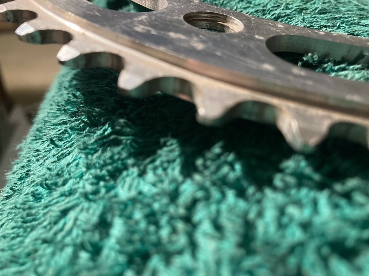 Plateau 50 Dents Campagnolo Record Pista 151 BCD - Chaîne Vintage Pour Vélo Piste - Occasion Excellente