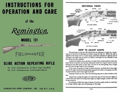 Remington Fieldmaster 121 Manual 97+ Pages - Latest Edition 
