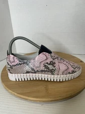 Ilse Jacobsen Tulip 139 Women’s 5.5 /6 Loafers Lavender Snake Printed Perforated