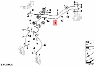 Genuine BMW K42 0D11 Brake circui 34328534343 | eBay 
