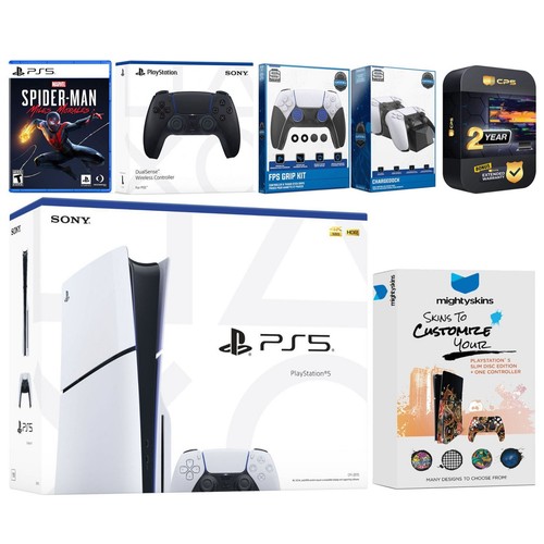 Sony Playstation 5 Slim Disc + SpiderMan Miles Morales + Extra Controller Bundle - Bild 43 von 67