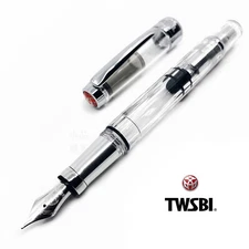 TWSBI 580AL Aluminum Clear Demonstrator Fountain Pen
