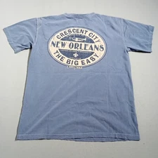 Comfort Colors Mens Tshirt Large Made In Honduras Cresent City New Orleans