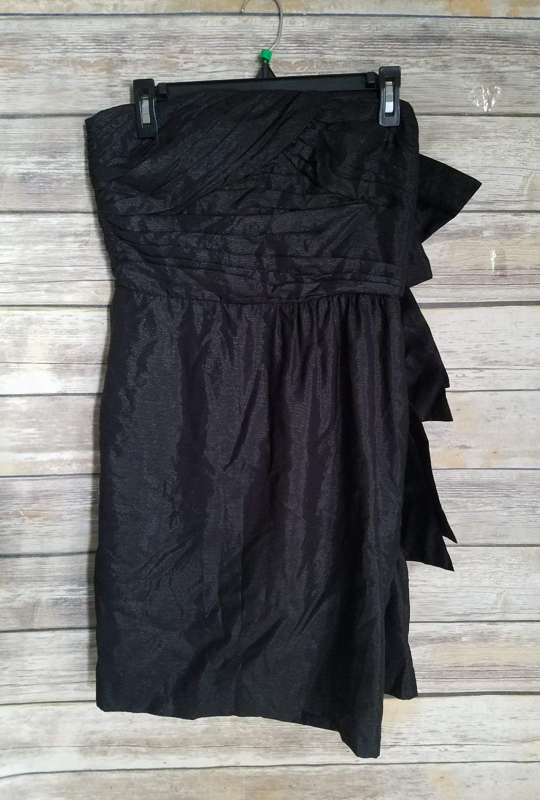 BCBGENERATION Black Strapless Tiered Cocktail Dre… - image 1