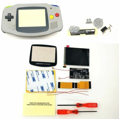 V2 IPS 10 Levels Brightness LCD Kit+Pre-cut Shell With 1800mAh Battery