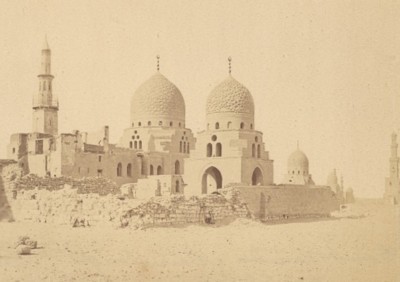 Ägypten Kairo Mamelukengräber altes Album Foto Fiorillo 1880