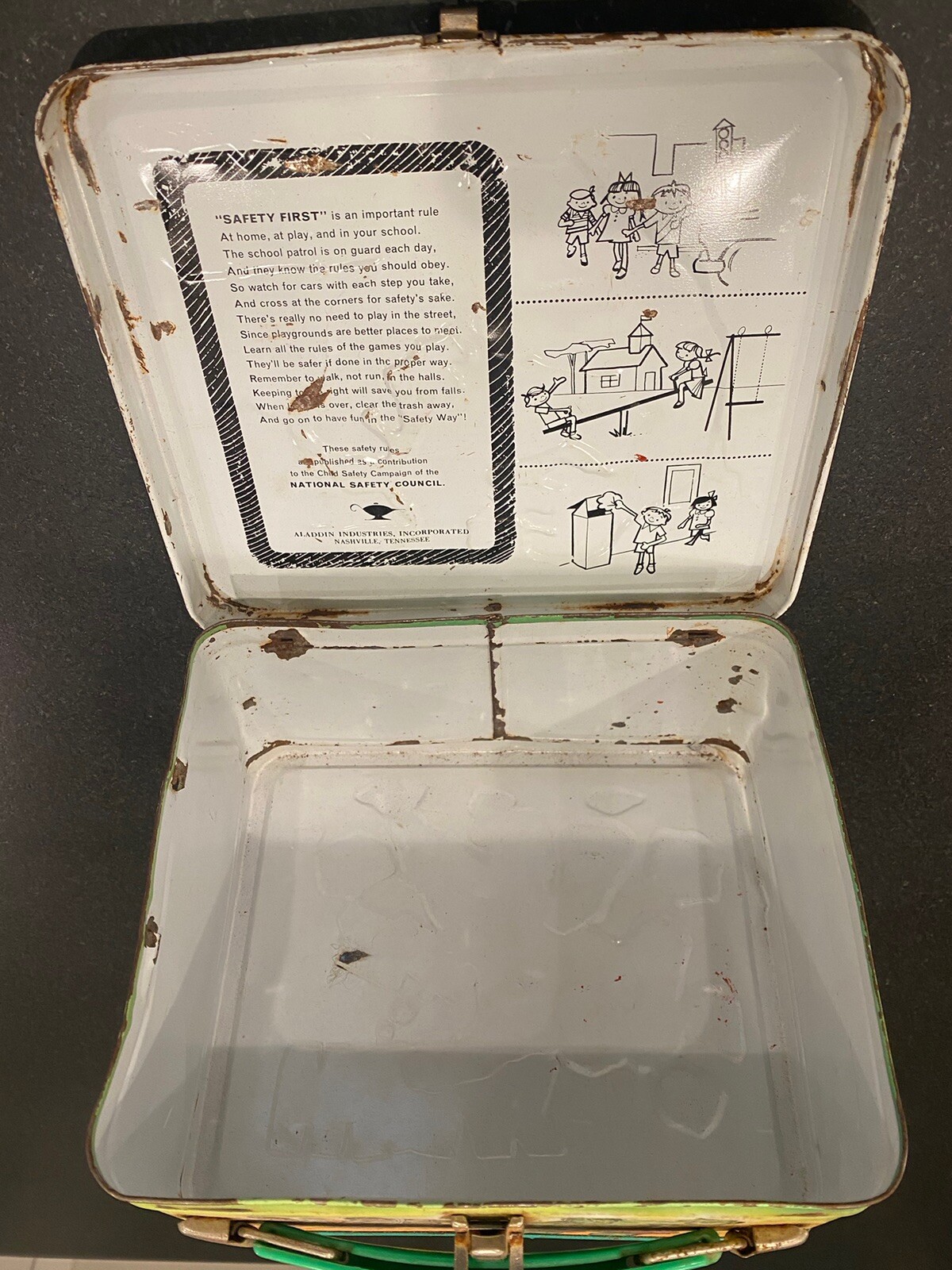 Incredible Hulk 1978 Lunch Box, Aladdin Industries