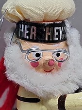 Hershey's Kurt S. Adler Elf Ice Skating Red Scarf Ornament With Tags Vintage