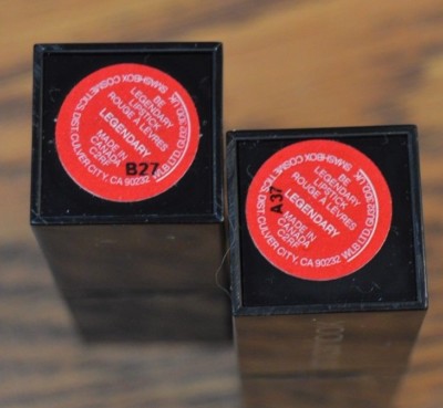 NEW 2X New~Smashbox Be Legendary Lipstick~Bright Red~December  Set of 2 NEW