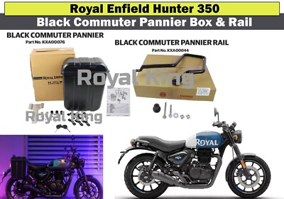 Royal Enfield Hunter 350 ''Commuter Pannier Box With Mount Kit''