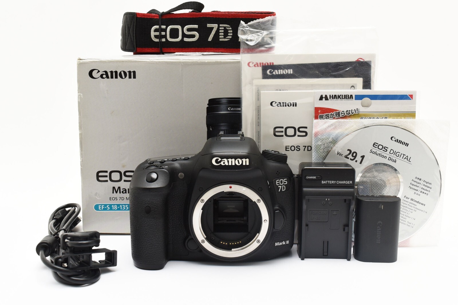 [EXC+4] Canon EOS 7D Mark II 20.2MP Digital SLR Camera Body  From Japan