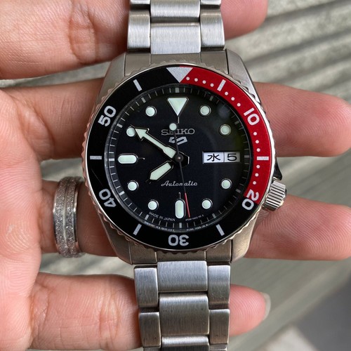Seltene Seiko SBSA249 SKX Mid-Size Coke Bezel Limited Automatik Uhr JDM Fullset - Bild 3 von 9
