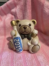 Thun Teddy piccolo auguri 2015 Raro Bottiglia Spumante Bicchiere Fuori Catalogo