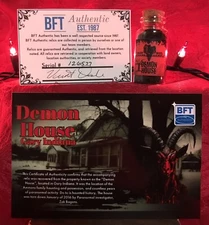 Demon House Haunted Relic Soil Sample Gary Indiana Zak Bagans